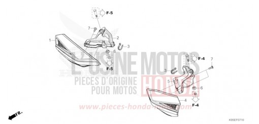 PROTEGE-DOIGTS CRF250RXP de 2023